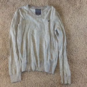 American Eagle Medium Grey Long Sleeve Sweater